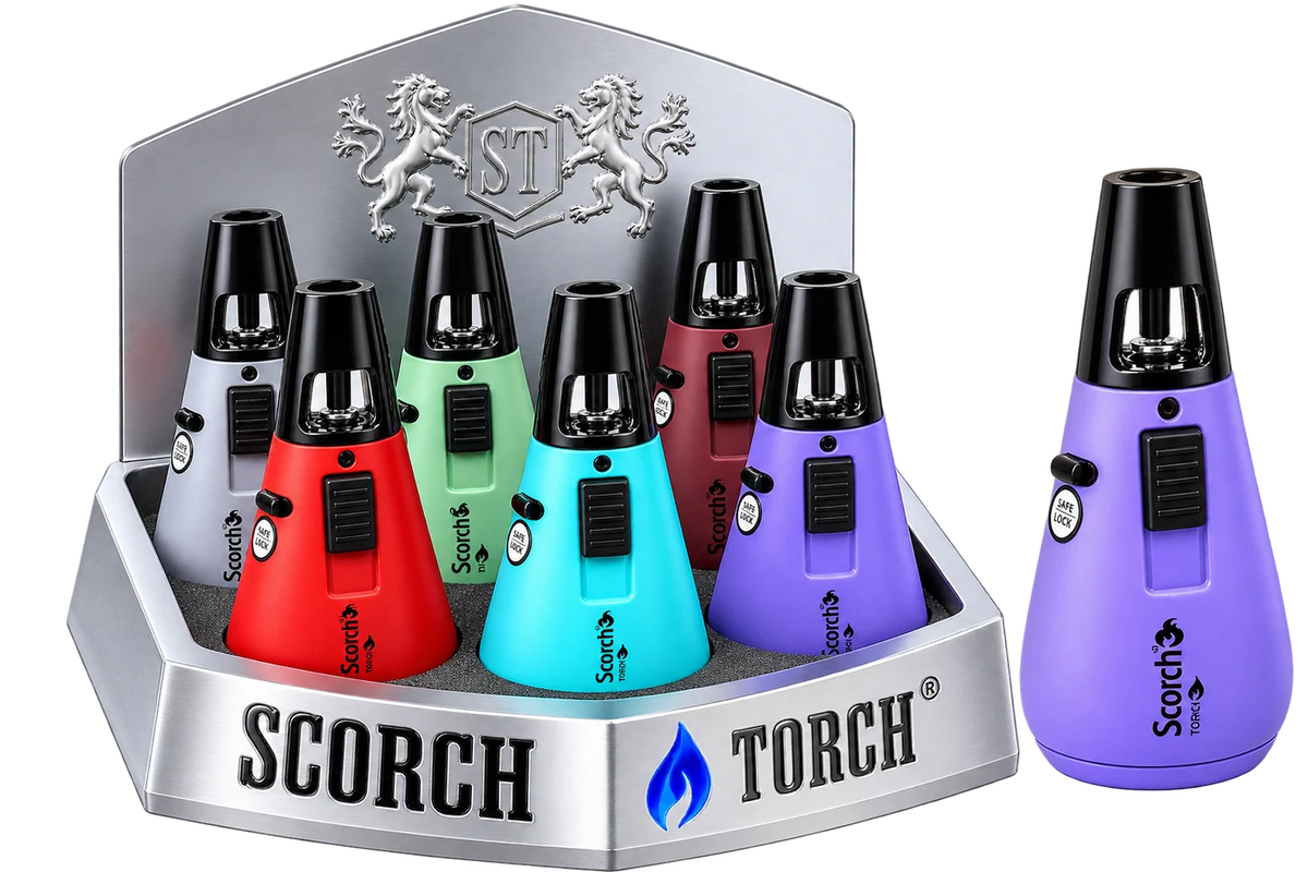 Scorch Torch Butane Lighter Display