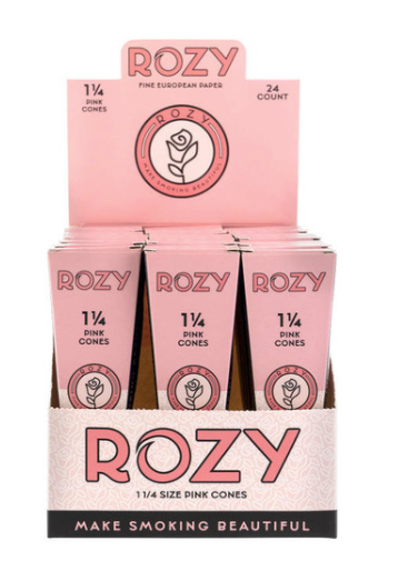 Rozy 1 1/4 Pink Cones 6ct 24pk