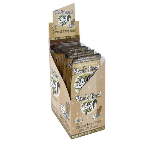 front view of the Sunk brand natural hemp wraps. Removing the downsides of traditional Cirgarillos these hemp wraps provide a good way for to still have a smooth satisfying slow burn for these premium wraps.