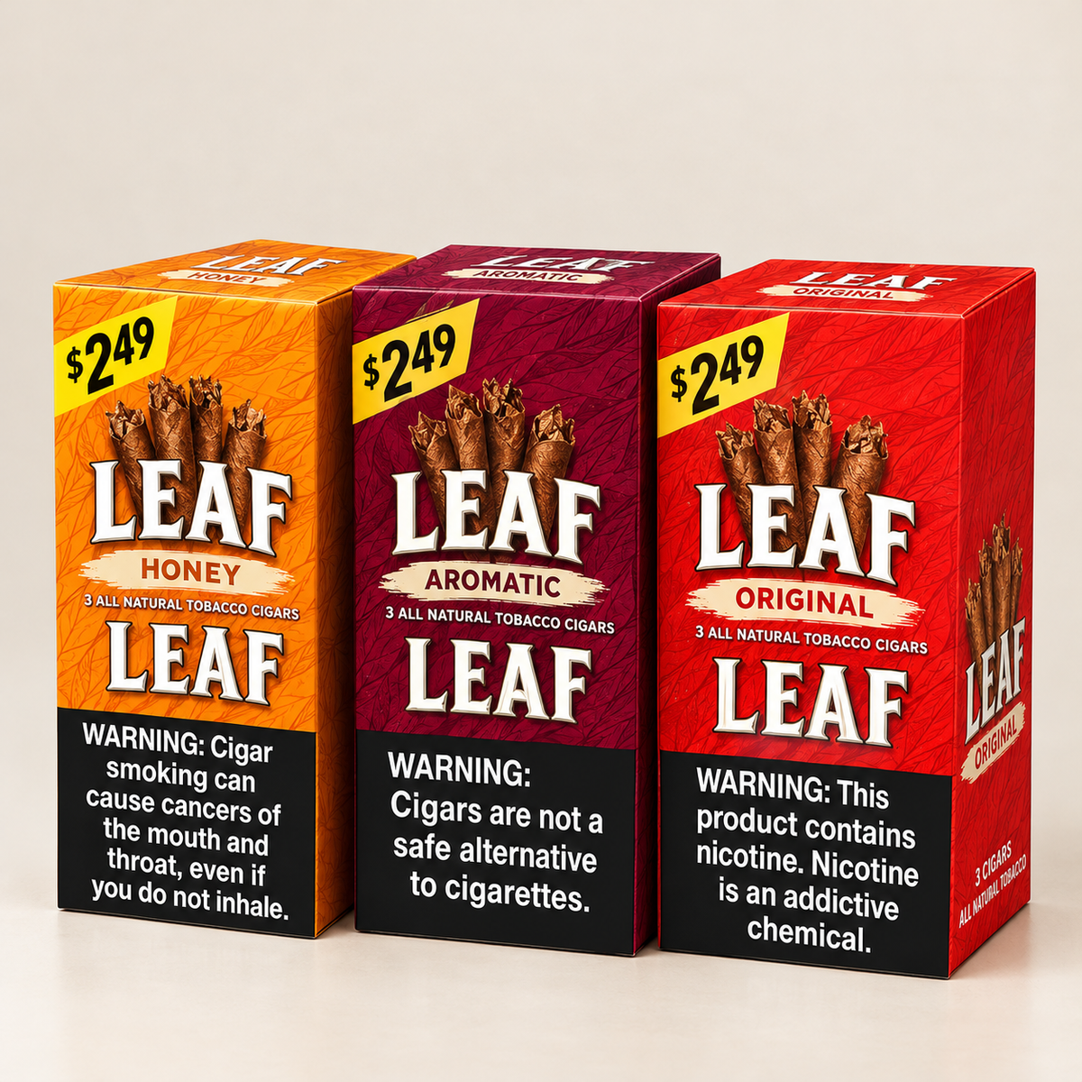 Swisher Sweets Leaf 10/3PK 3 for $2.49