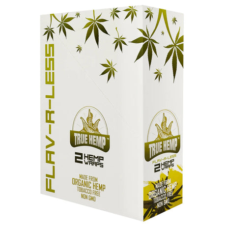 True Hemp packaging with cannabis leaf design on a white background
