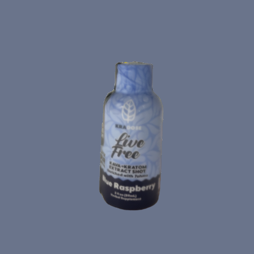 Kradose Live Free Kava + Kratom Shots 7ohmz 600mg 1ct