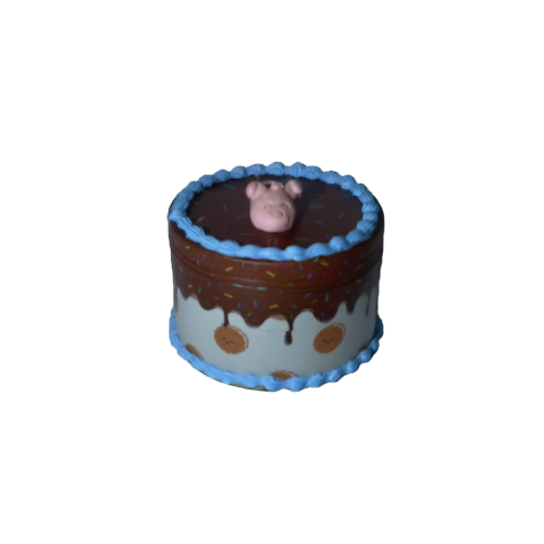 62mm 4pc Cake Herb Grinder - Assorted 1ct