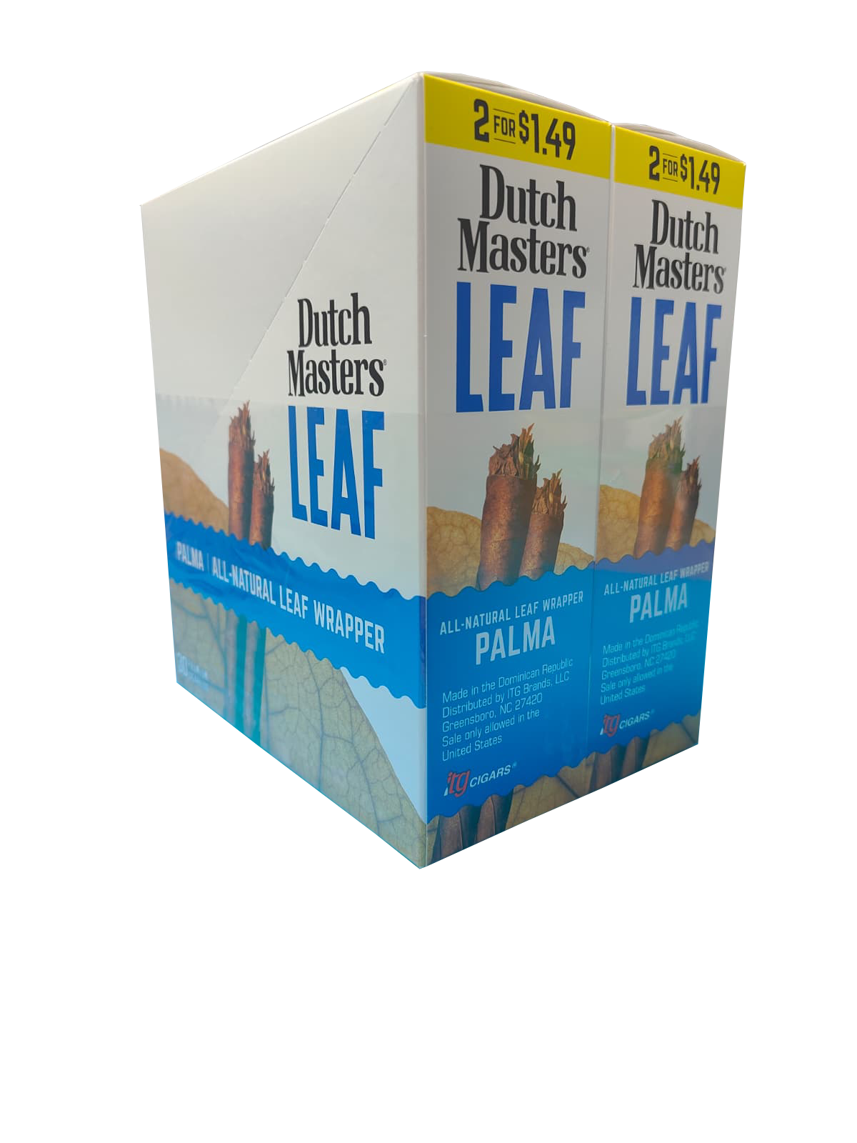 Dutch Masters Leaf Cigarillos - 15 Count Box of 2 Packs