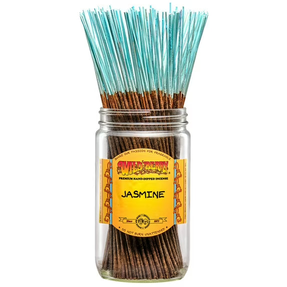 front view of the wild berry jasmine incense. A sophisticated and relaxing aroma with spa like undertones from wild berry.