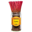 front view of the wild berry Myrrh incense sticks 100 bundle pack. A premium incense made for slow burns and soothing feelings.