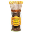 front view of the wild berry pear vanilla incense. pairing the essence of crisp juicy pears with smooth and velvety vanilla. This premium product is hand dipped by Wild Berry