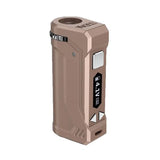 A side view of the Yocan Uni Pro in Dark Champagne. A unique color for a quality product from Yocan.