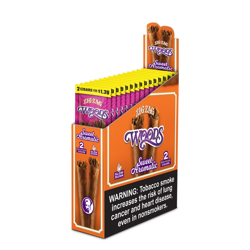 Zig-Zag Woodz - 15 Count Box of 2 Packs