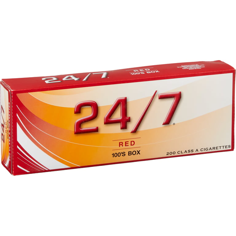 24/7 RED 100 BOX/10CT