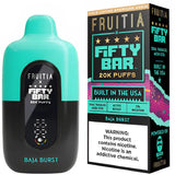 Fifty Bar x Fruitia V2 20000 Puffs Disposable Vape 5CT/Display
