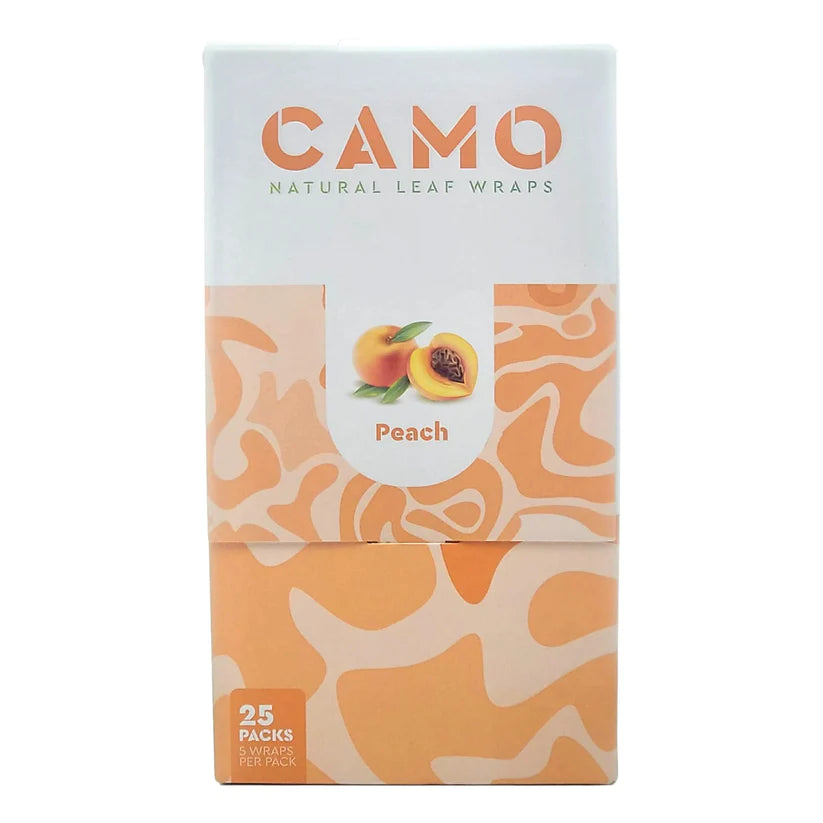 CAMO Natural Leaf Wraps 5ct 25pk