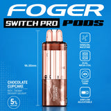 Foger Switch Pro 30000 Puffs Disposable Pods 5CT/Display