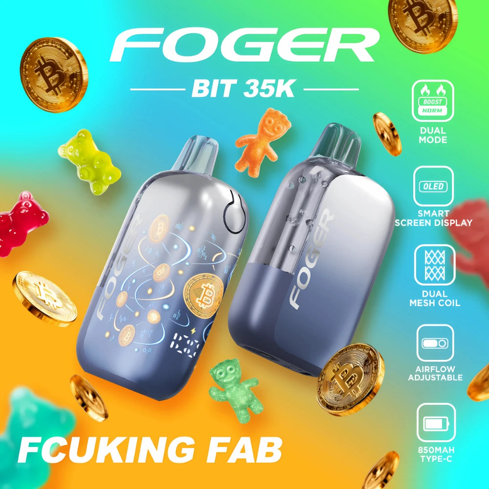 Foger Bit 35000 Puffs Disposable Vape 5CT/Display
