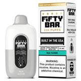 Fifty Bar V2 White 20000 Puffs Disposable Vape 5CT/Display