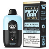 Fifty Bar V2 Black 20000 Puffs Disposable Vape 5CT/Display