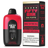 Fifty Bar V2 Black 20000 Puffs Disposable Vape 5CT/Display