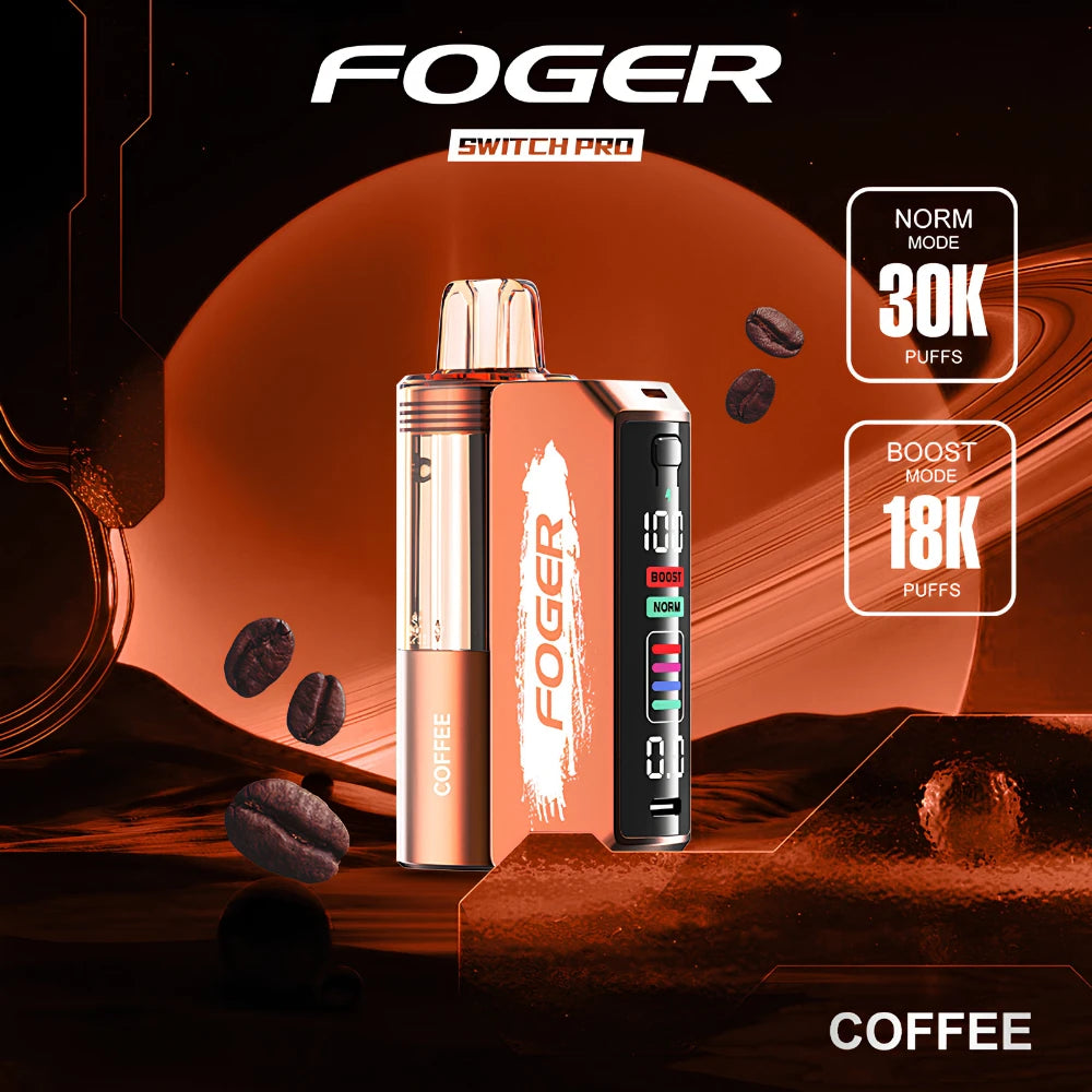 Foger Switch Pro 30000 Puffs Disposable Vape Kit 5CT/Display