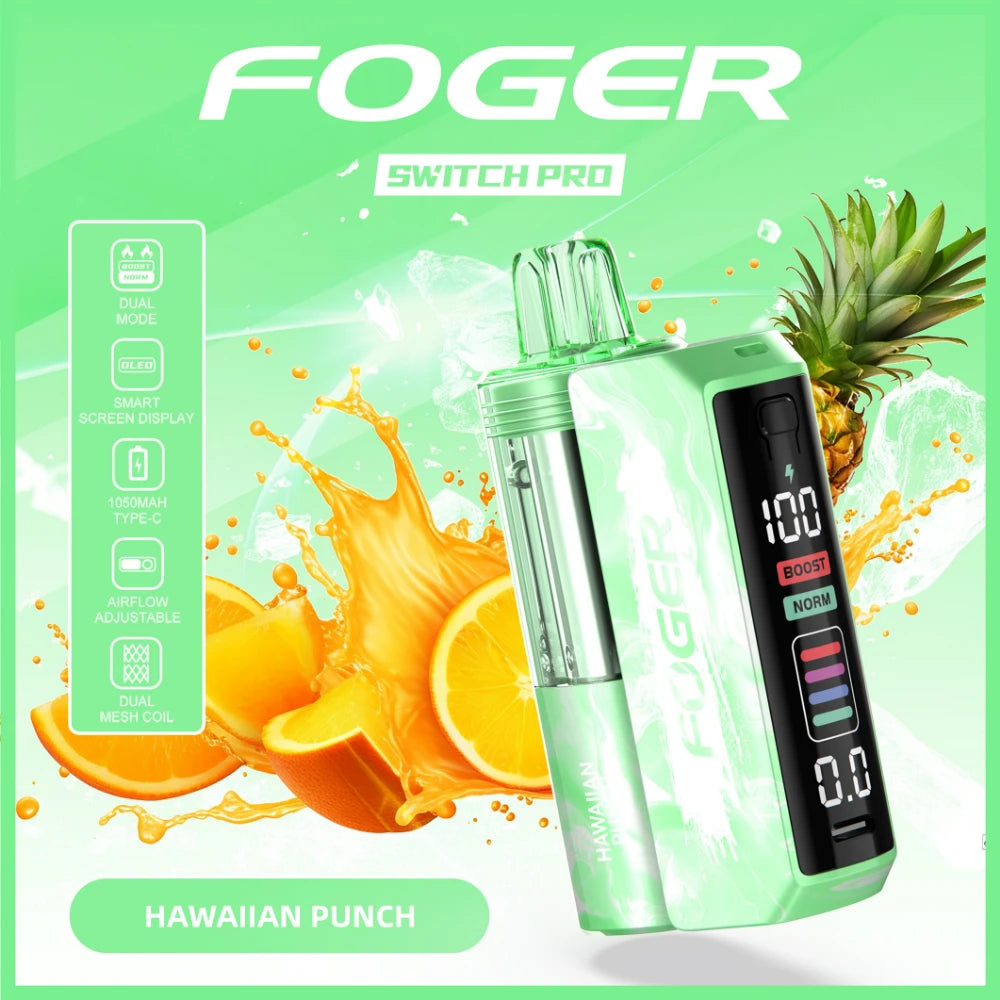 Foger Switch Pro 30000 Puffs Disposable Vape Kit 5CT/Display
