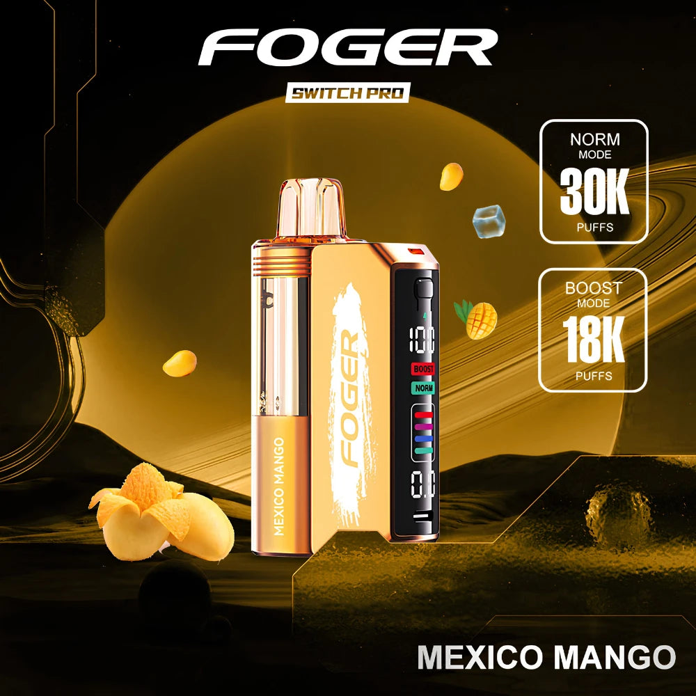Foger Switch Pro 30000 Puffs Disposable Vape Kit 5CT/Display