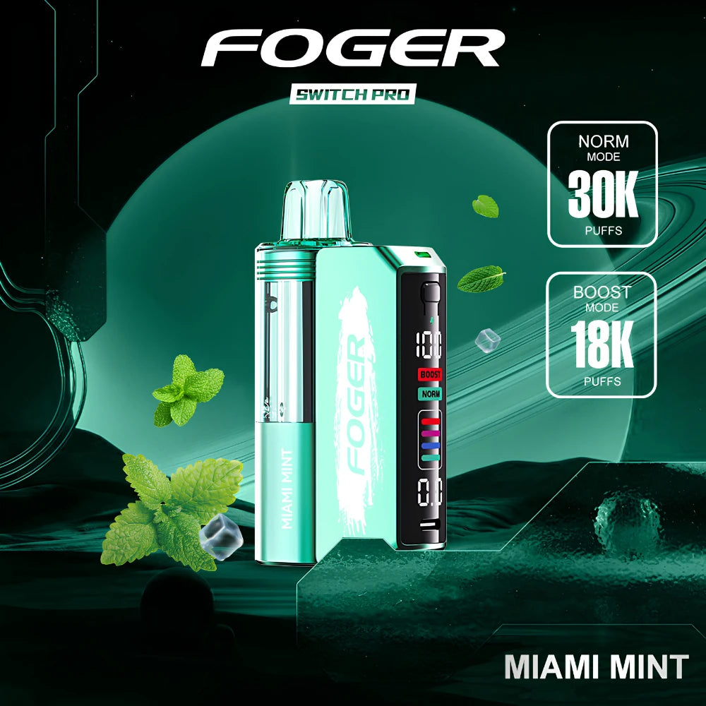 Foger Switch Pro 30000 Puffs Disposable Vape Kit 5CT/Display