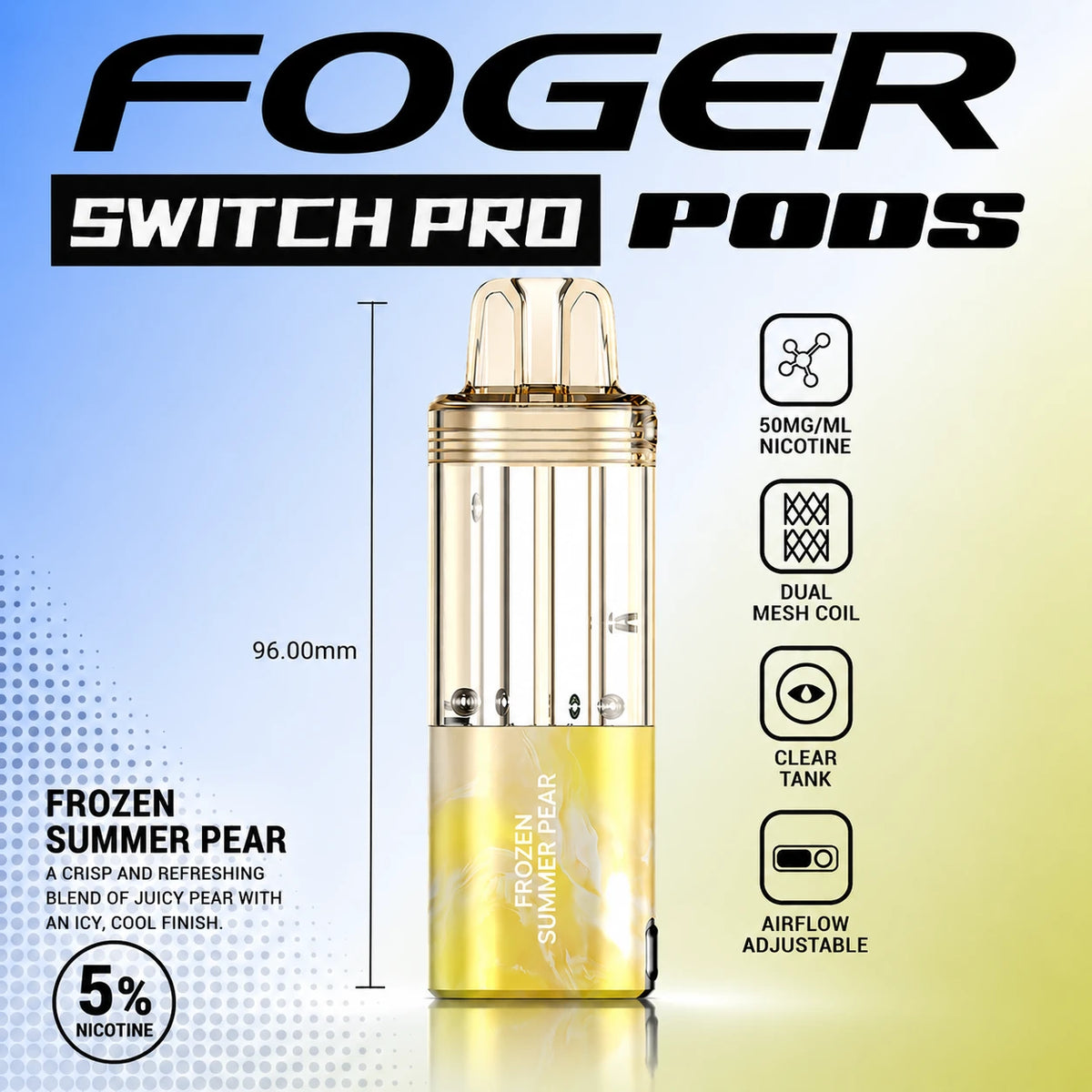 Foger Switch Pro 30000 Puffs Disposable Pods 5CT/Display