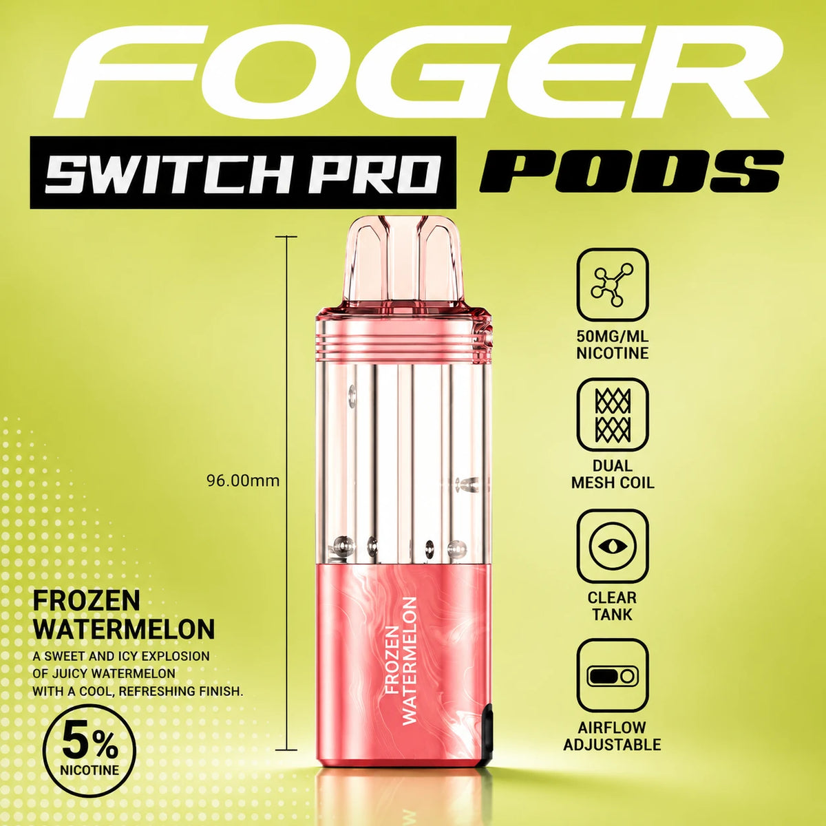 Foger Switch Pro 30000 Puffs Disposable Pods 5CT/Display