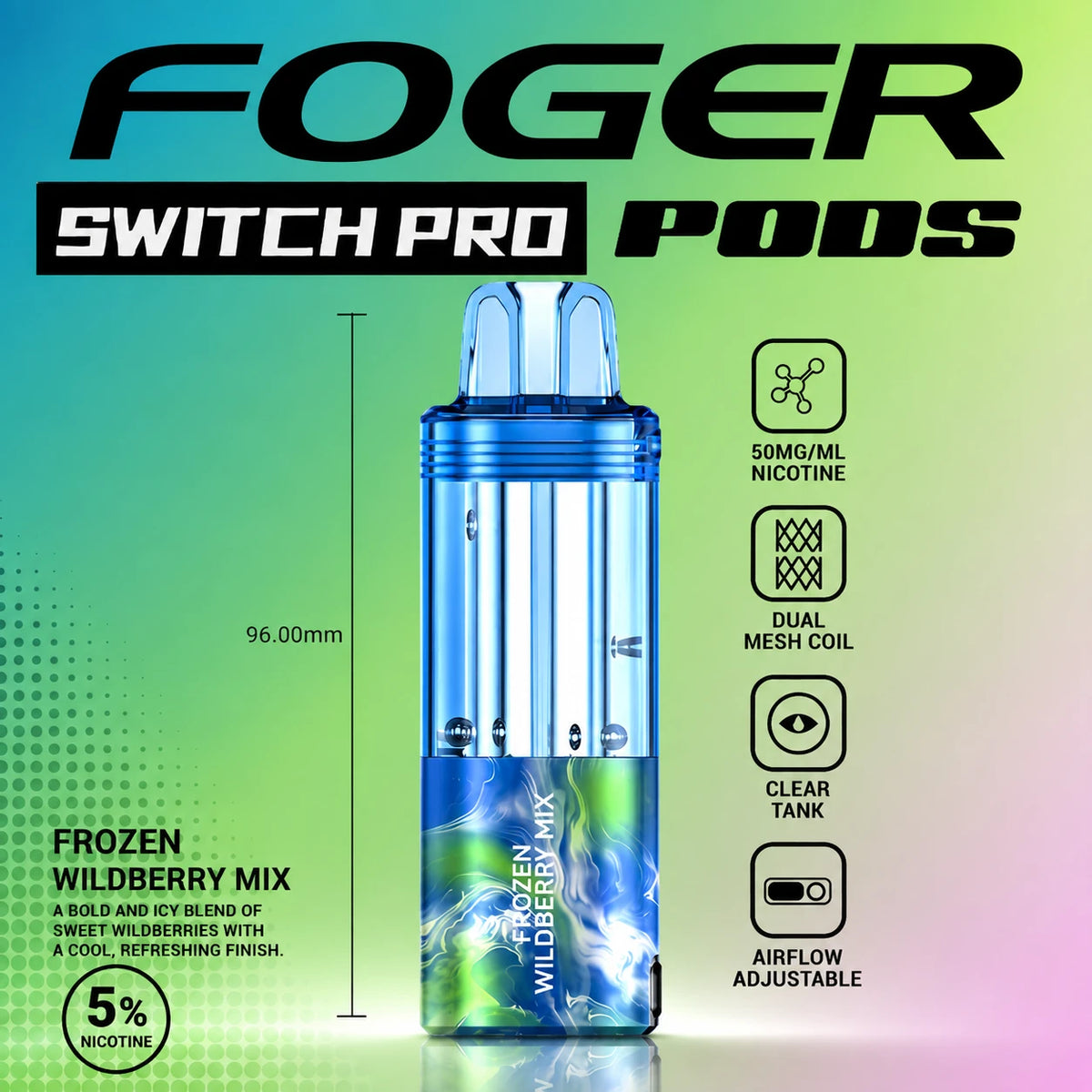 Foger Switch Pro 30000 Puffs Disposable Pods 5CT/Display