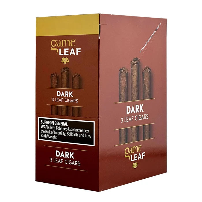 Game Leaf Cigarillos (10-Count Box of 3-Packs)