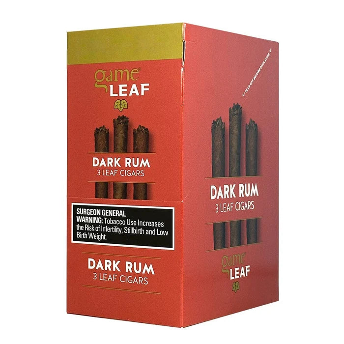 Game Leaf Cigarillos (10-Count Box of 3-Packs)