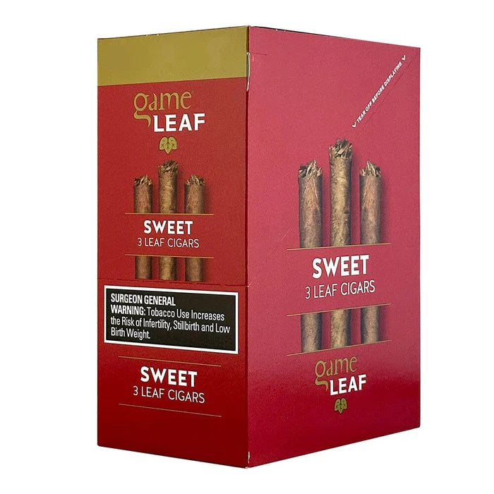 Game Leaf Cigarillos (10-Count Box of 3-Packs)
