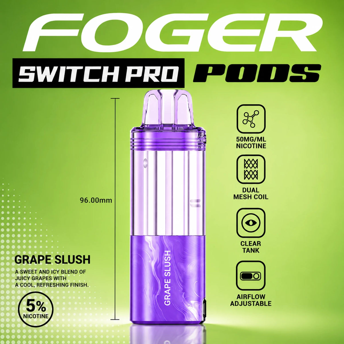Foger Switch Pro 30000 Puffs Disposable Pods 5CT/Display