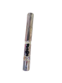 Front view of the Jewel Chillum in multi-color finishes. These compact glass hand pipes offer a highly portable, easy-to-pack solution for streamlined botanical consumption.