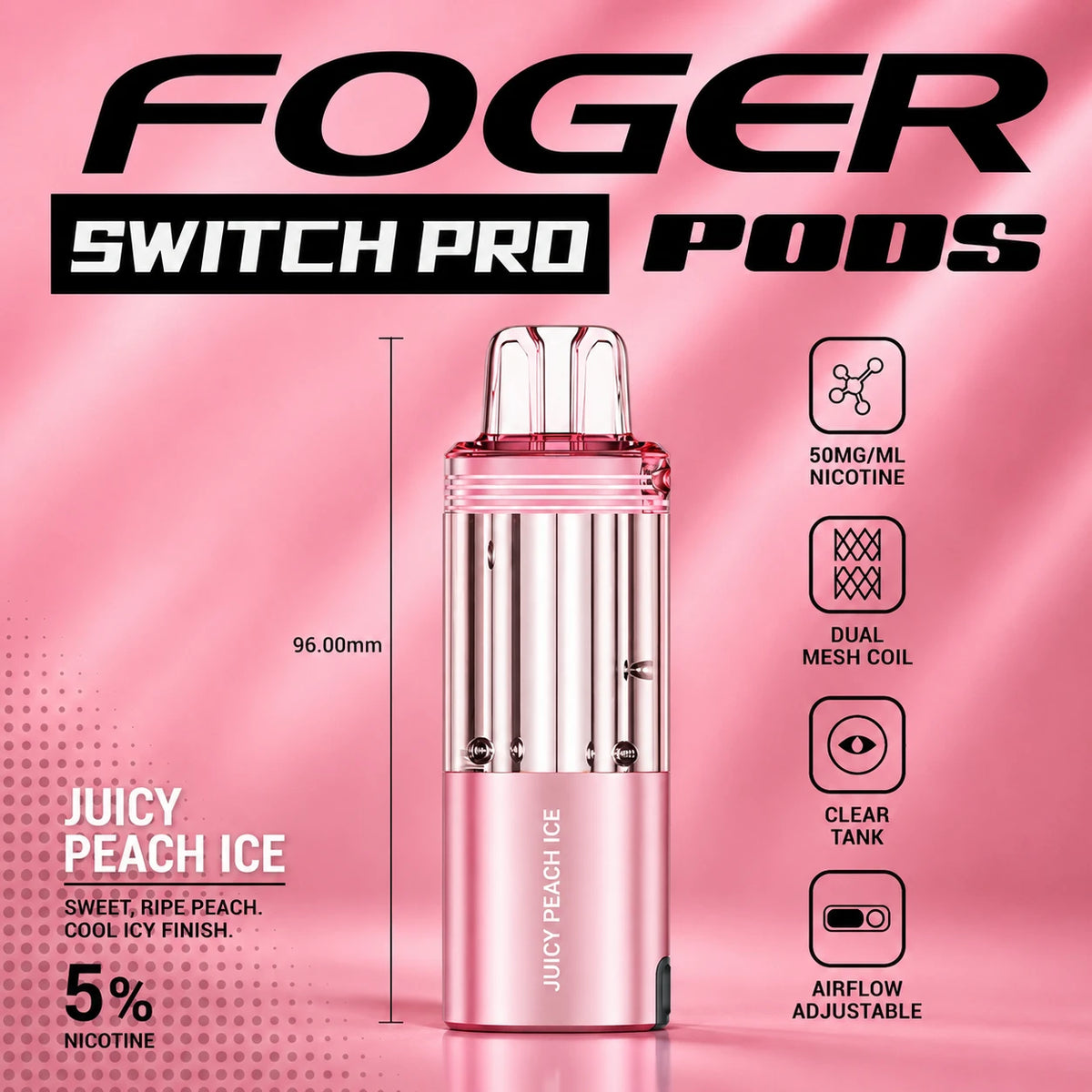 Foger Switch Pro 30000 Puffs Disposable Pods 5CT/Display