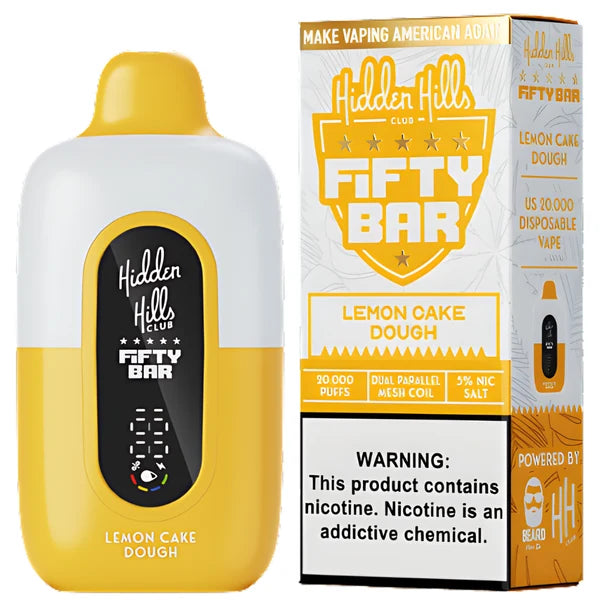 Fifty Bar V2 Hidden Hills 20000 Puffs Disposable Vape 5CT/Display