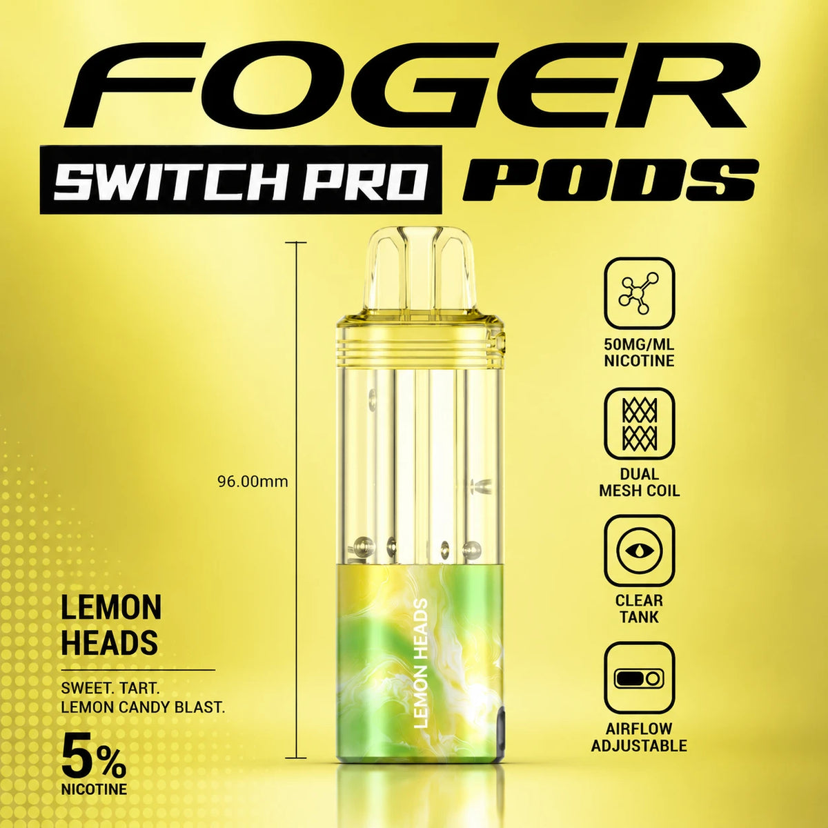Foger Switch Pro 30000 Puffs Disposable Pods 5CT/Display