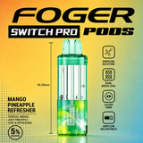 Foger Switch Pro 30000 Puffs Disposable Pods 5CT/Display