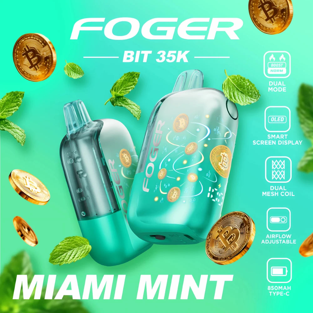 Foger Bit 35000 Puffs Disposable Vape 5CT/Display