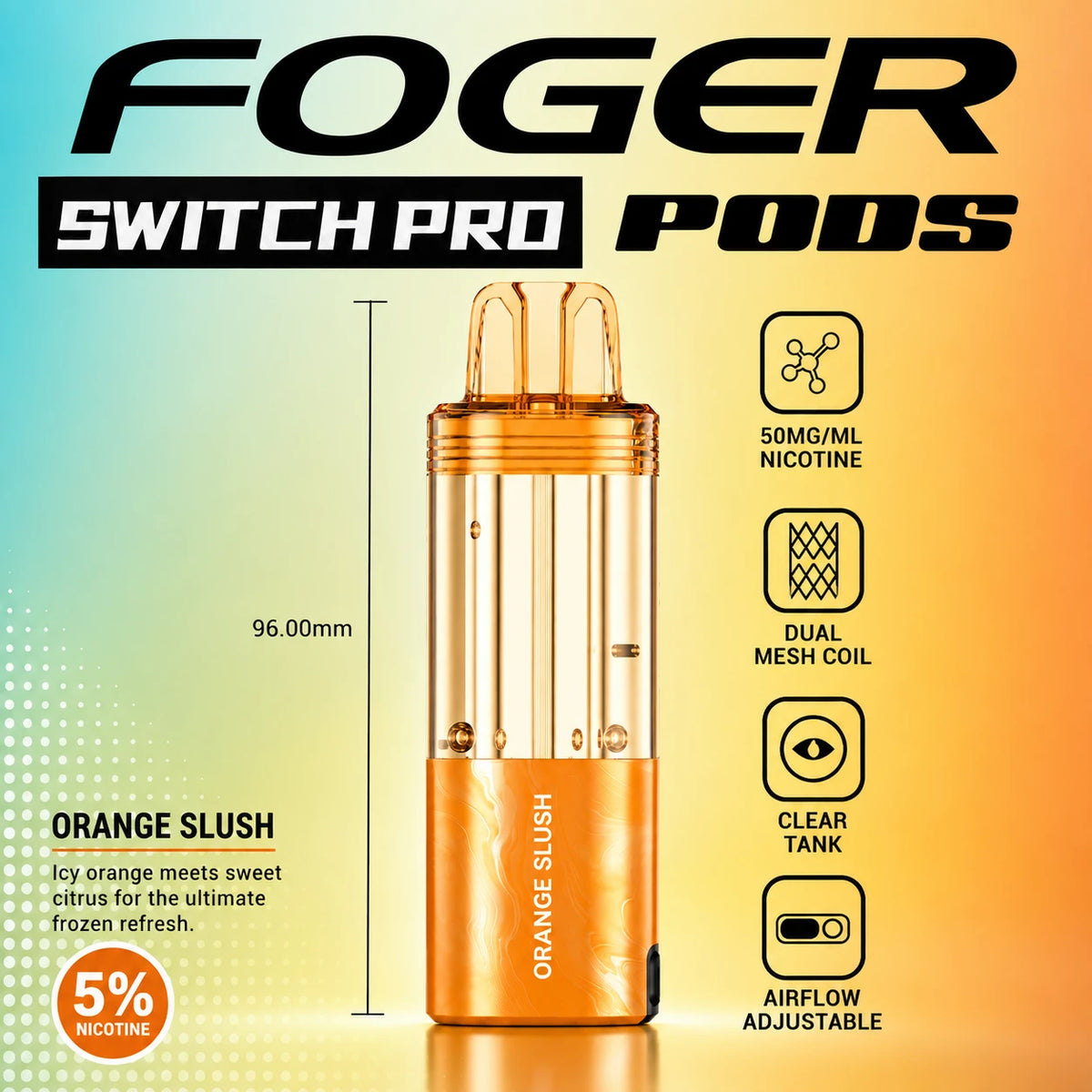 Foger Switch Pro 30000 Puffs Disposable Pods 5CT/Display