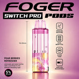 Foger Switch Pro 30000 Puffs Disposable Pods 5CT/Display
