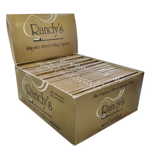 Randy's King Size Wired Rolling Tobacco Papers 25ct
