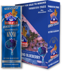 Front view of the Royal Blunts XXL Terp Wraps 2-count pouch in the blue beyond blueberry flavor. These tobacco-free, terpene-infused hemp wraps arrive with two wraps per pouch and are designed for a slow, even burn.