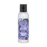 Front view of the Smoke Odor Exterminator Air Freshener 7oz in a light blue Blue Serenity design. This aluminum aerosol canister features an active enzyme formula that physically binds to and neutralizes airborne smoke and environmental smells.