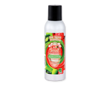 Front view of the Smoke Odor Exterminator Air Freshener 7oz in a red and green Kiwi Twisted Strawberry design. This aluminum aerosol canister features an active enzyme formula that physically binds to and neutralizes airborne smoke and environmental smells.