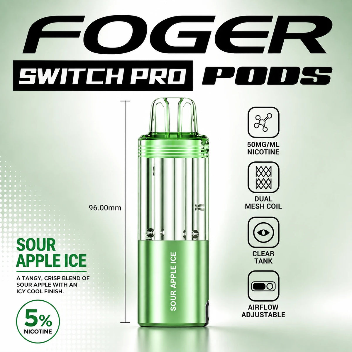 Foger Switch Pro 30000 Puffs Disposable Pods 5CT/Display