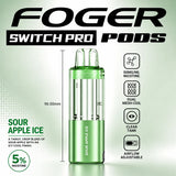 Foger Switch Pro 30000 Puffs Disposable Pods 5CT/Display