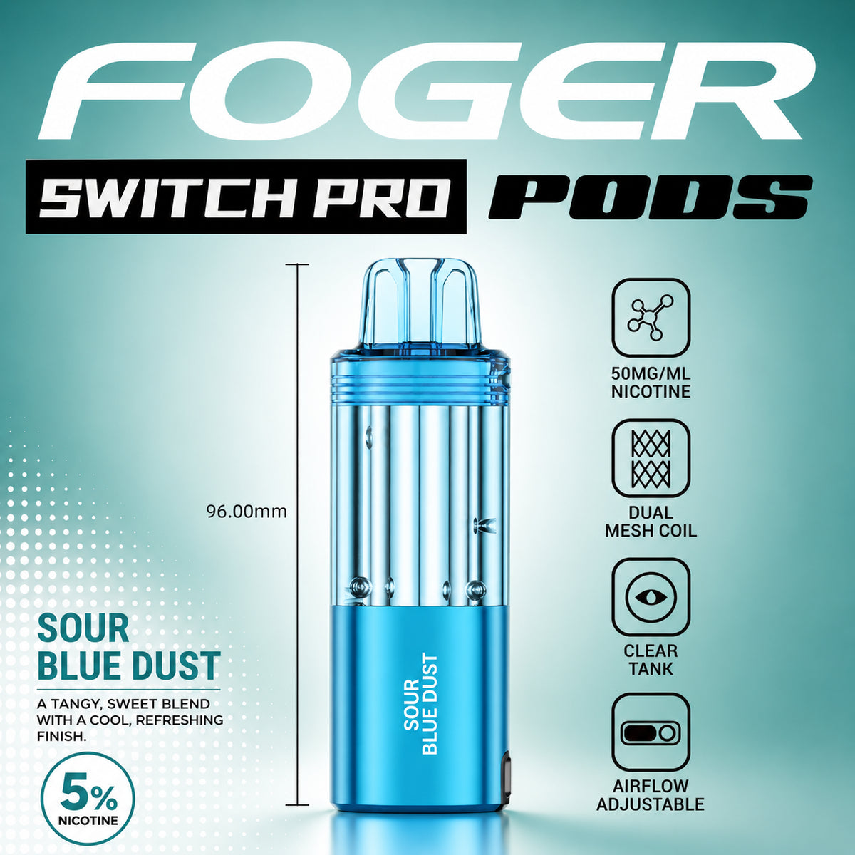 Foger Switch Pro 30000 Puffs Disposable Pods 5CT/Display