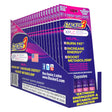 Front angled view of the Stacker 3 Ephedra Free Blaster Pack 24ct display box in metallic silver, black, and bold red. This bulk wholesale counter box holds 24 individual blister cards, making it an ideal high-margin impulse item for convenience store and smoke shop checkout counters.
