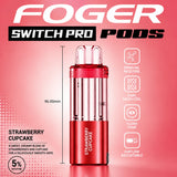 Foger Switch Pro 30000 Puffs Disposable Pods 5CT/Display