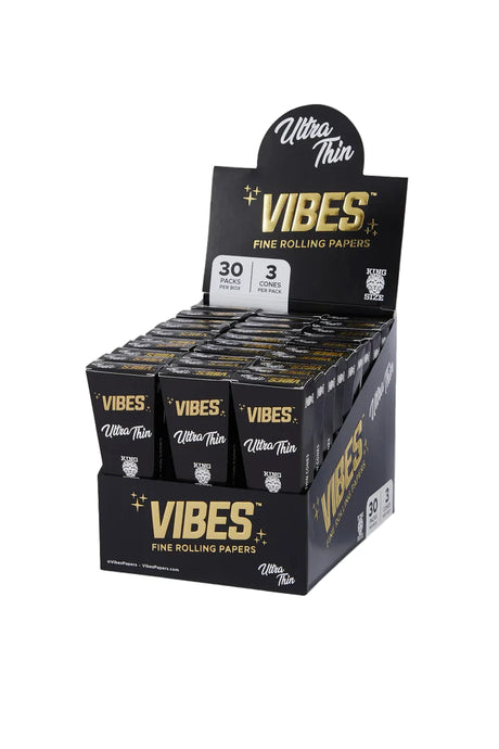 front view of the ultra thin cones from their vibes line. made for no flavor to savor your preferred herb.